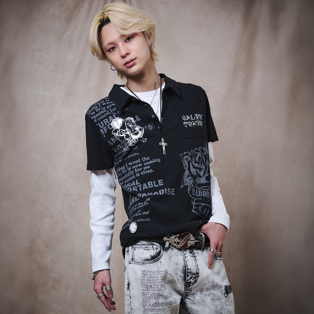 爆アゲ↑↑キラポロシャツ 162019