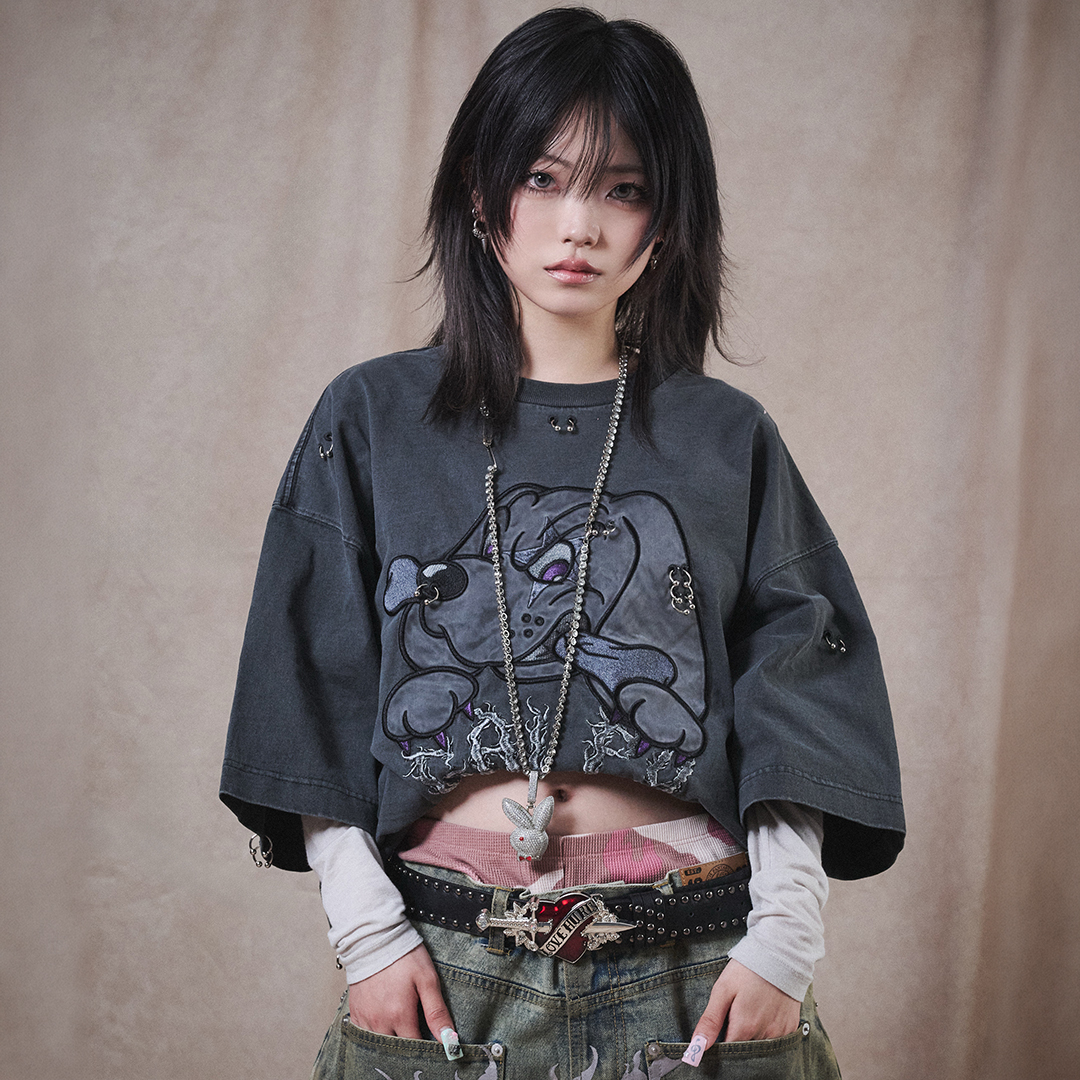 予約品【4月下旬頃までにお届け予定】バチバチピアスTee 162028