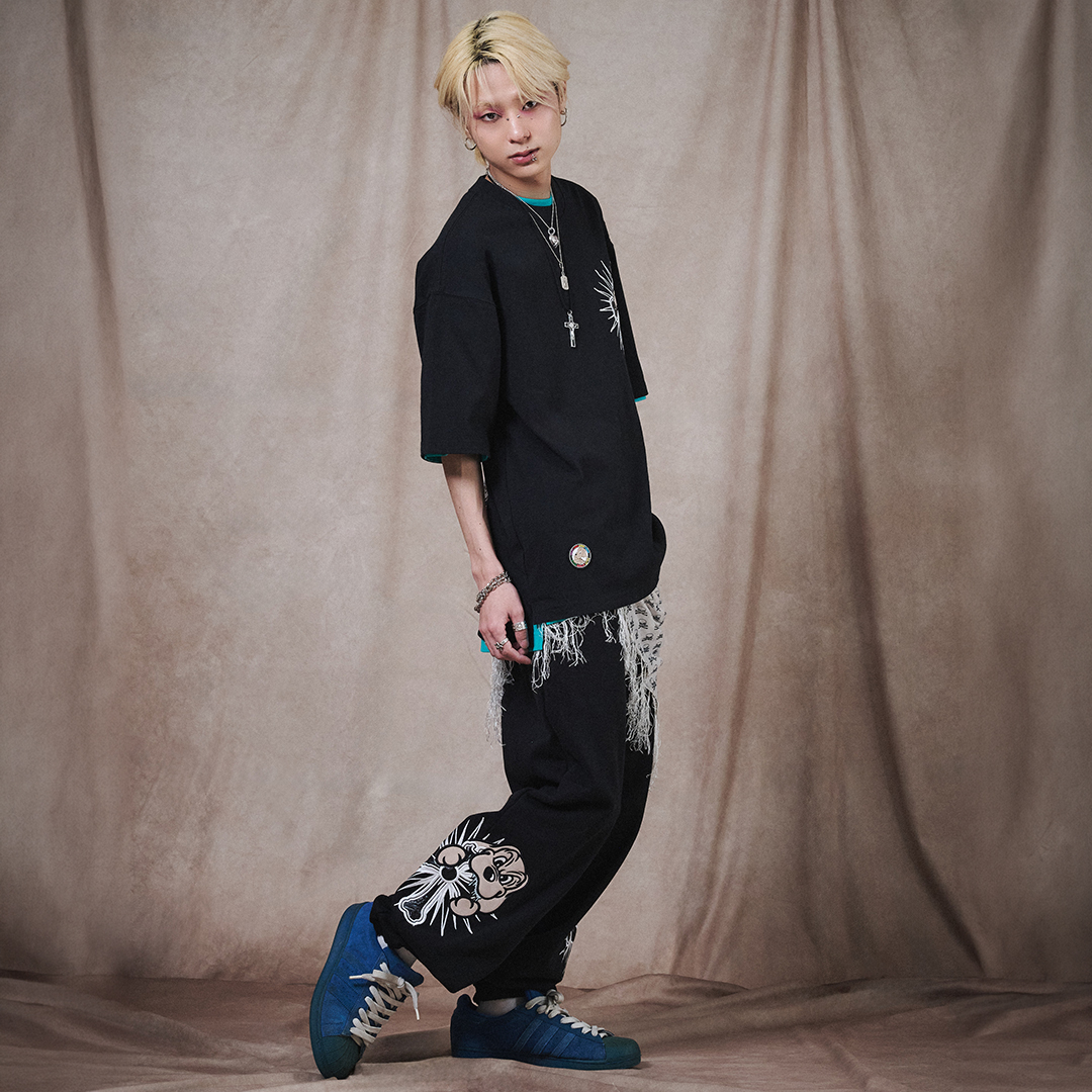 おしゃぶりワンワンスウェットパンツ 162042