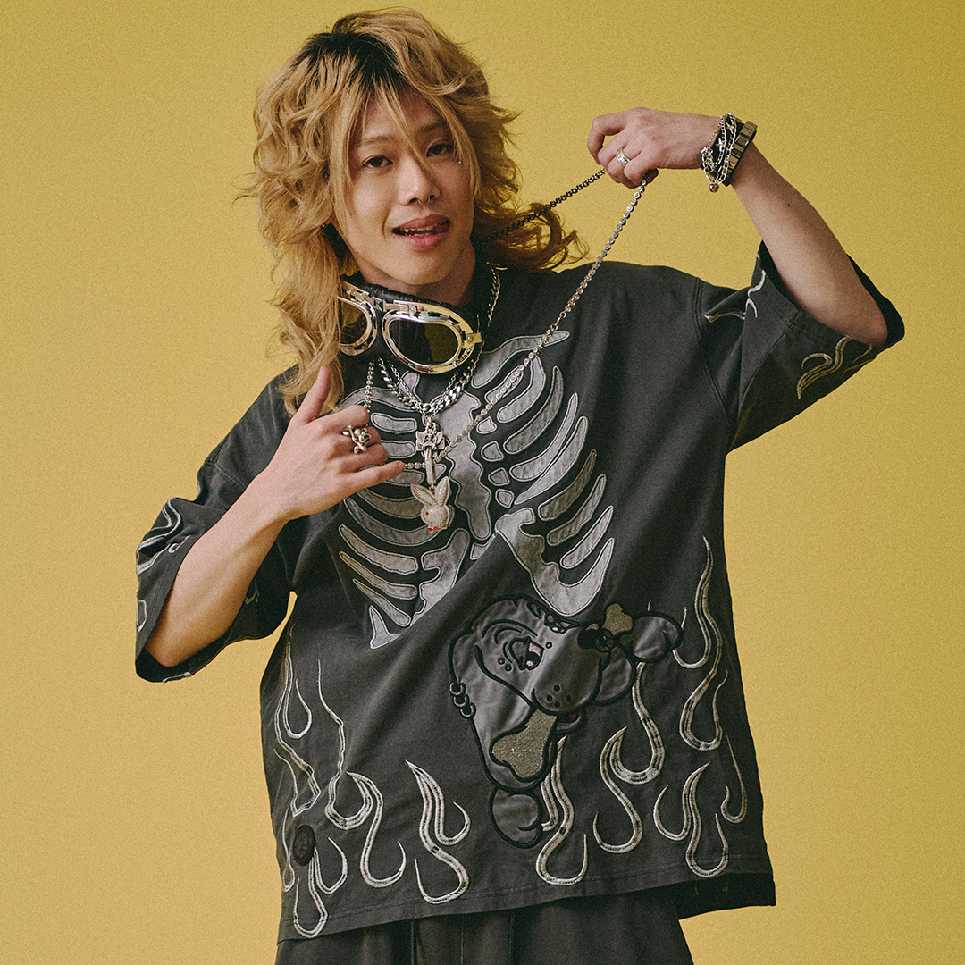 予約品【6月末頃までにお届け予定】骨が見えしTシャツ 162087