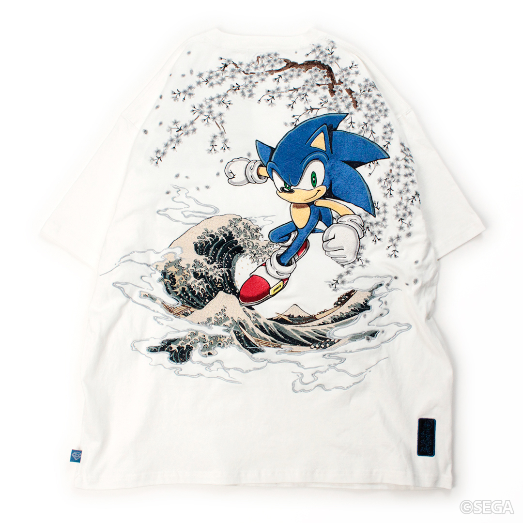株式会社ク・ラッチ / 絡繰魂 SONIC IN THE HOKUSAI Tee 262096