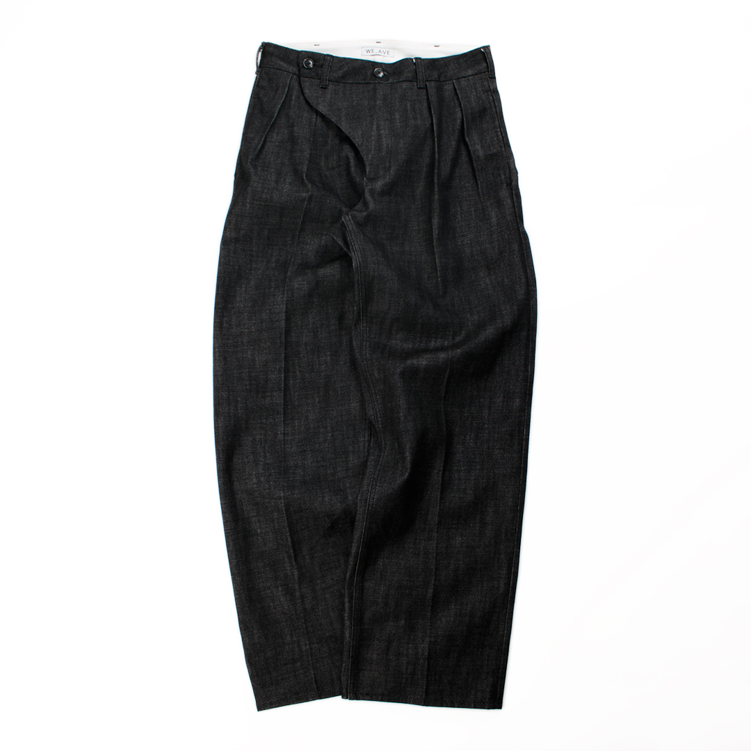 [予約品]【11月中旬頃までにお届け予定】 Wave Front Denim Trousers [653104]