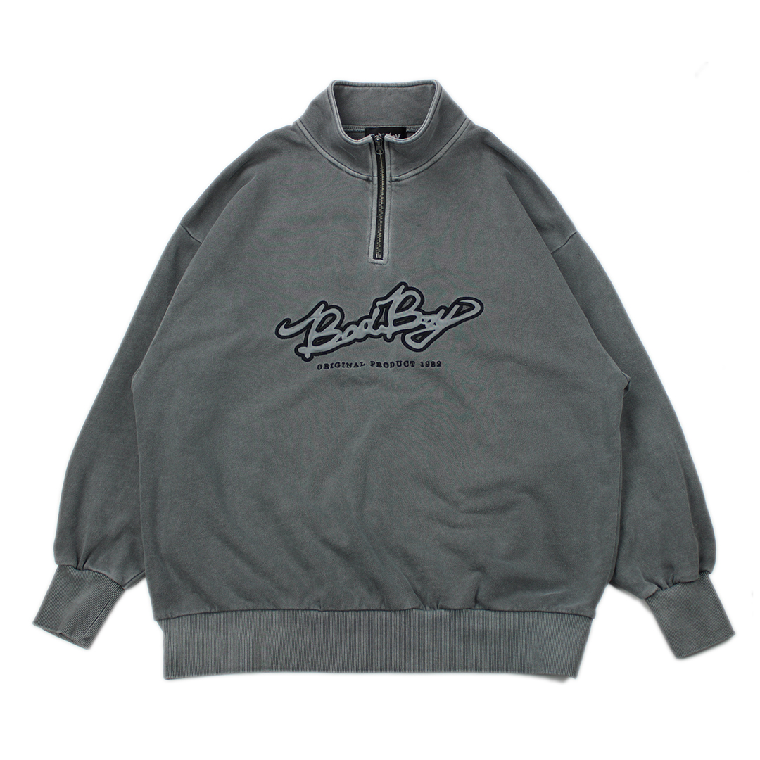 株式会社ク・ラッチ / BADBOY PIGMENT DYED EMBROIDERY H/Z SWEAT 133101