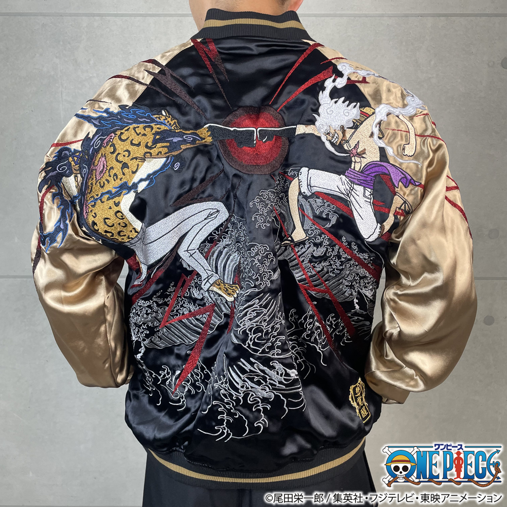 ONE PIECE × 絡繰魂 【ルフィvs ルッチ】決戦リバーシブルスカジャン 253005