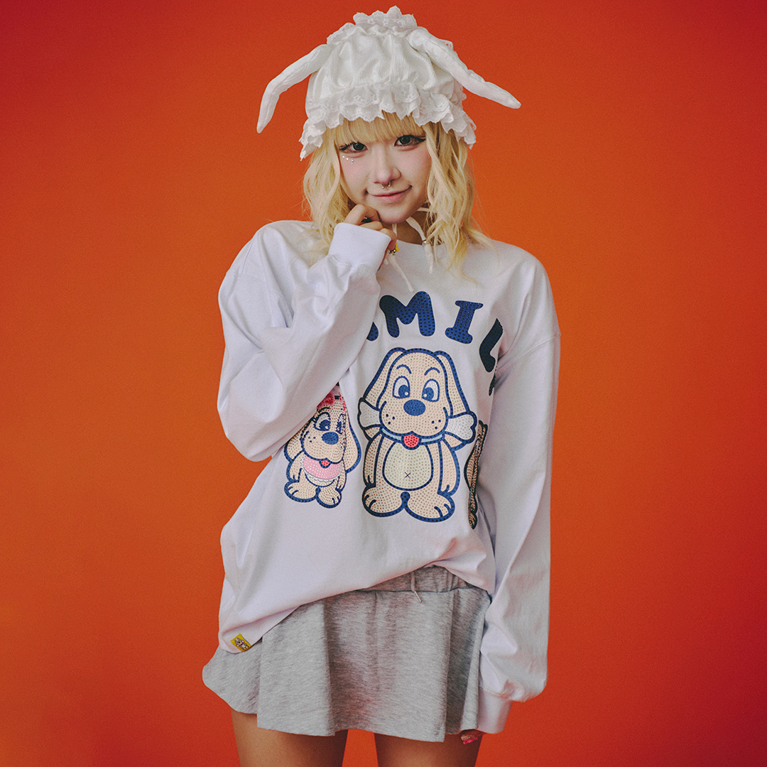 [予約品]【10月中旬頃までにお届け予定】 光るGALPEE familyロンTee 153036