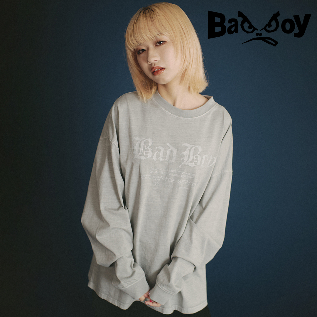 BADBOY ピグメント ロンTee 143100