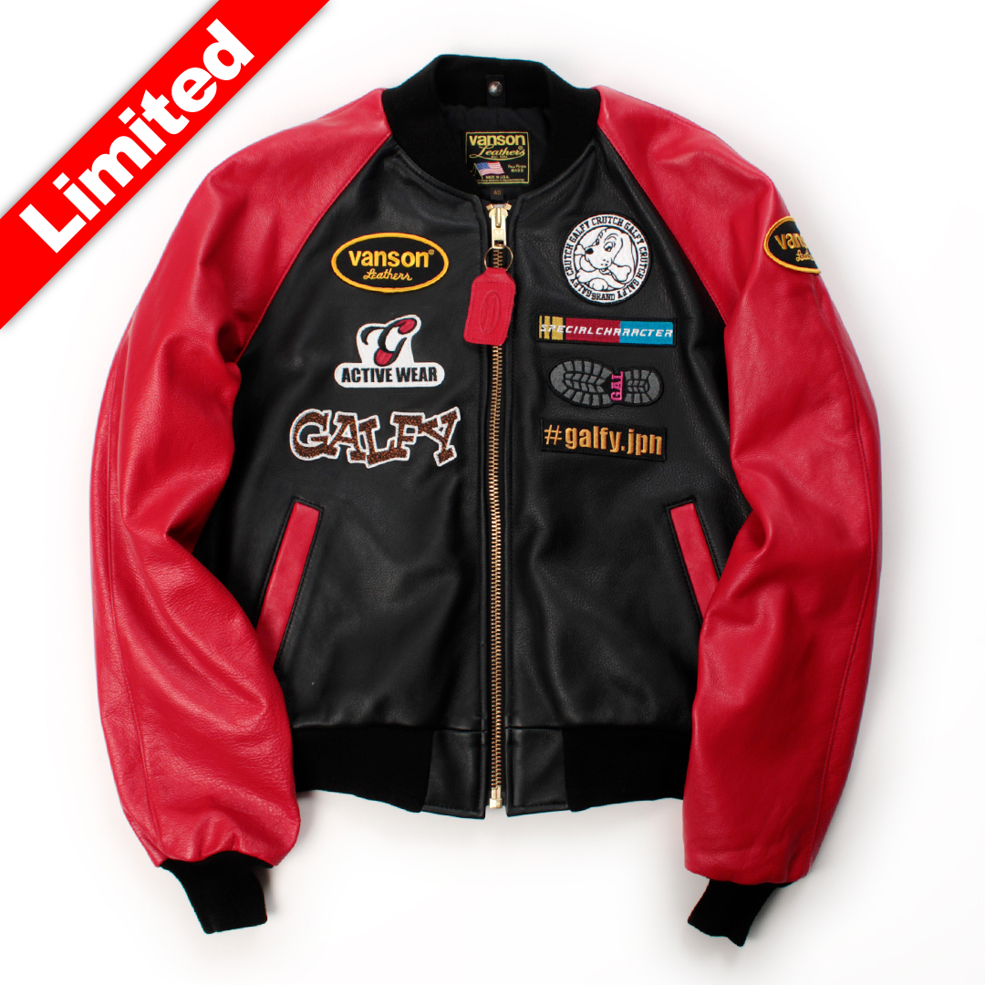 【VANSON×GALFY×JACKROSE】星犬LeatherJKT JGV-018 (163401)