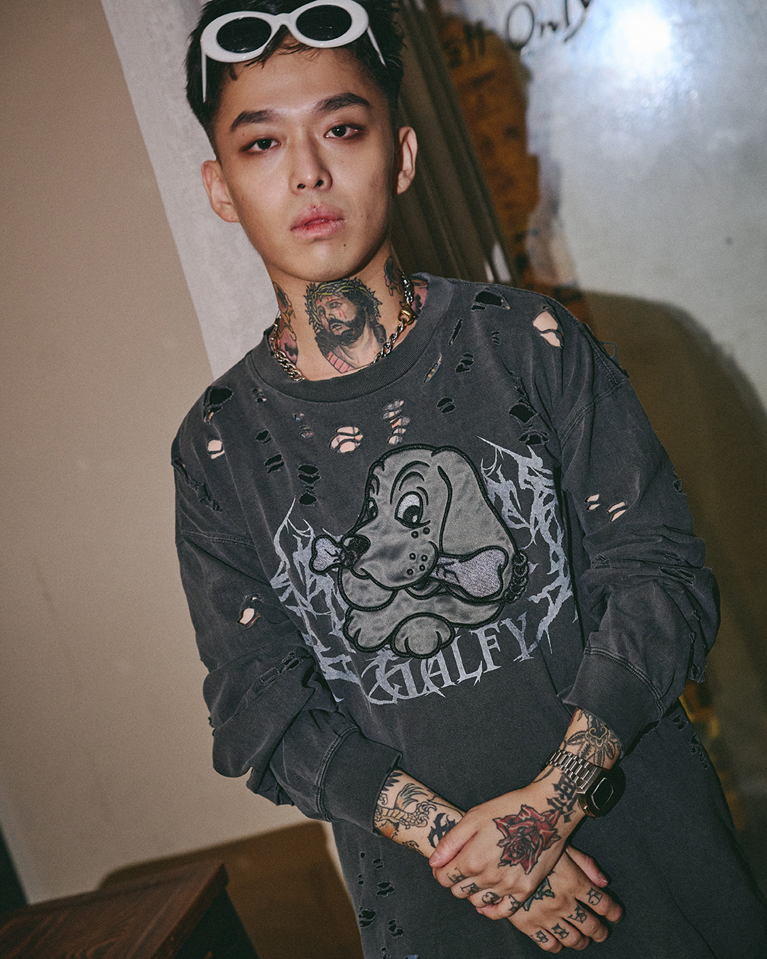 大ダメージロンTee 163016