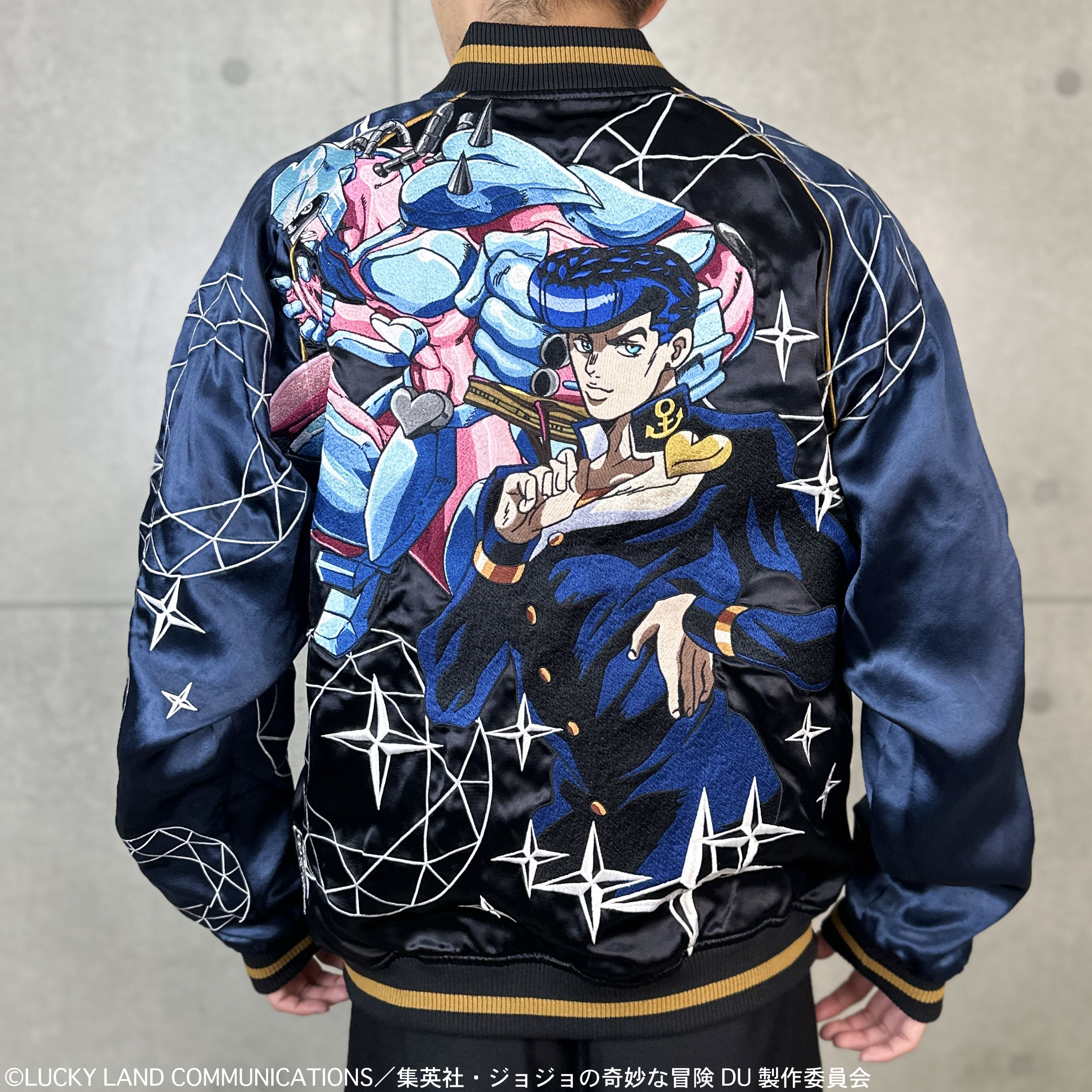 [予約品]【11月上旬頃までにお届け予定】JOJO×絡繰魂 東方仗助リバーシブルスカジャン 254003