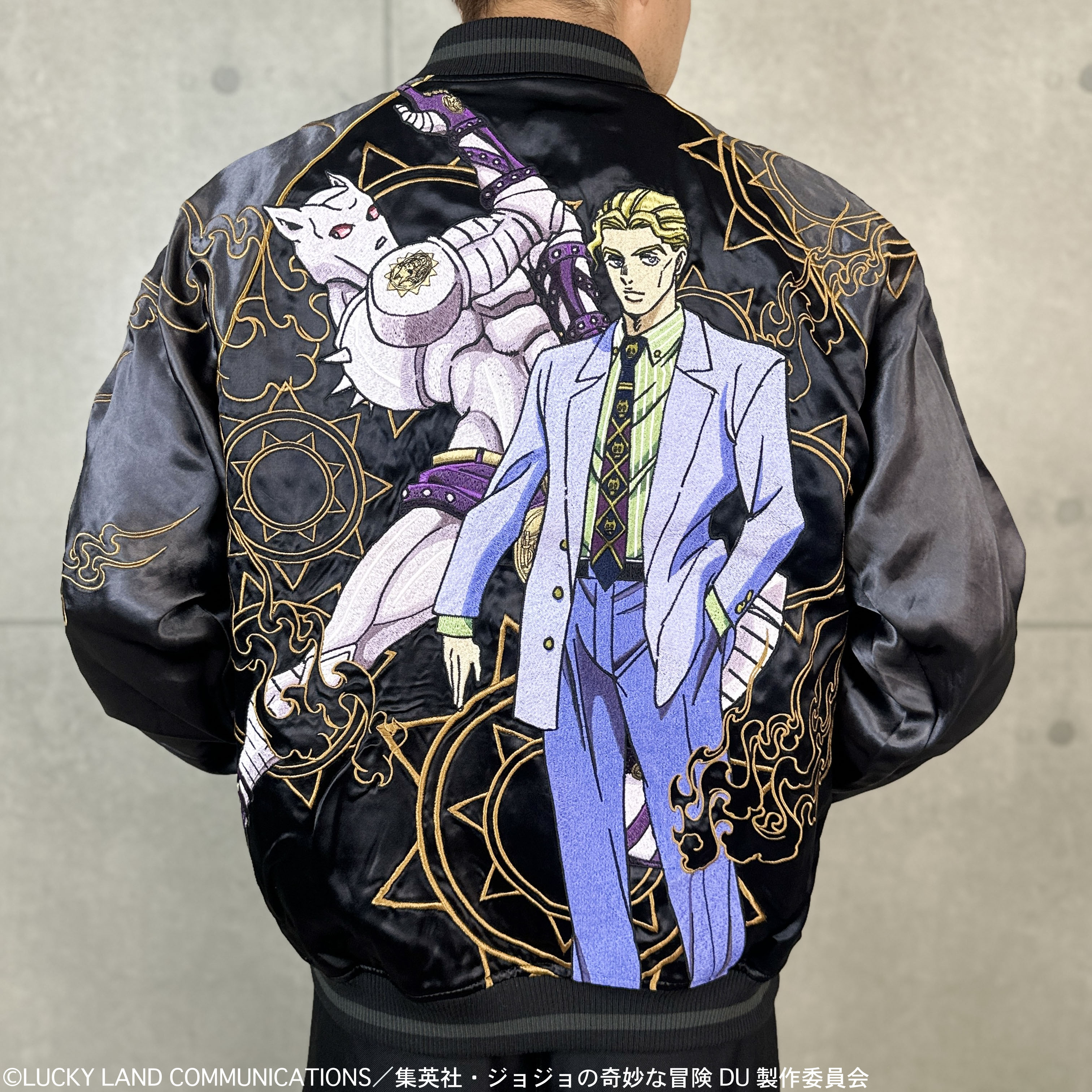 [予約品]【11月上旬頃までにお届け予定】JOJO×絡繰魂 吉良吉影リバーシブルスカジャン 254004