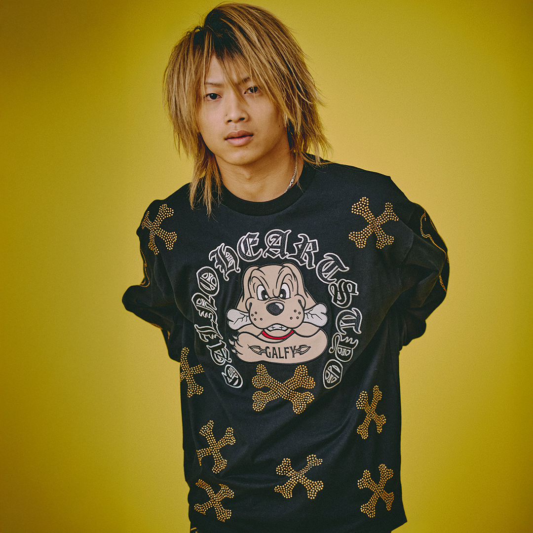 [予約品]【11月中旬頃までにお届け予定】ピカピカ骨骨ロンTee 153078
