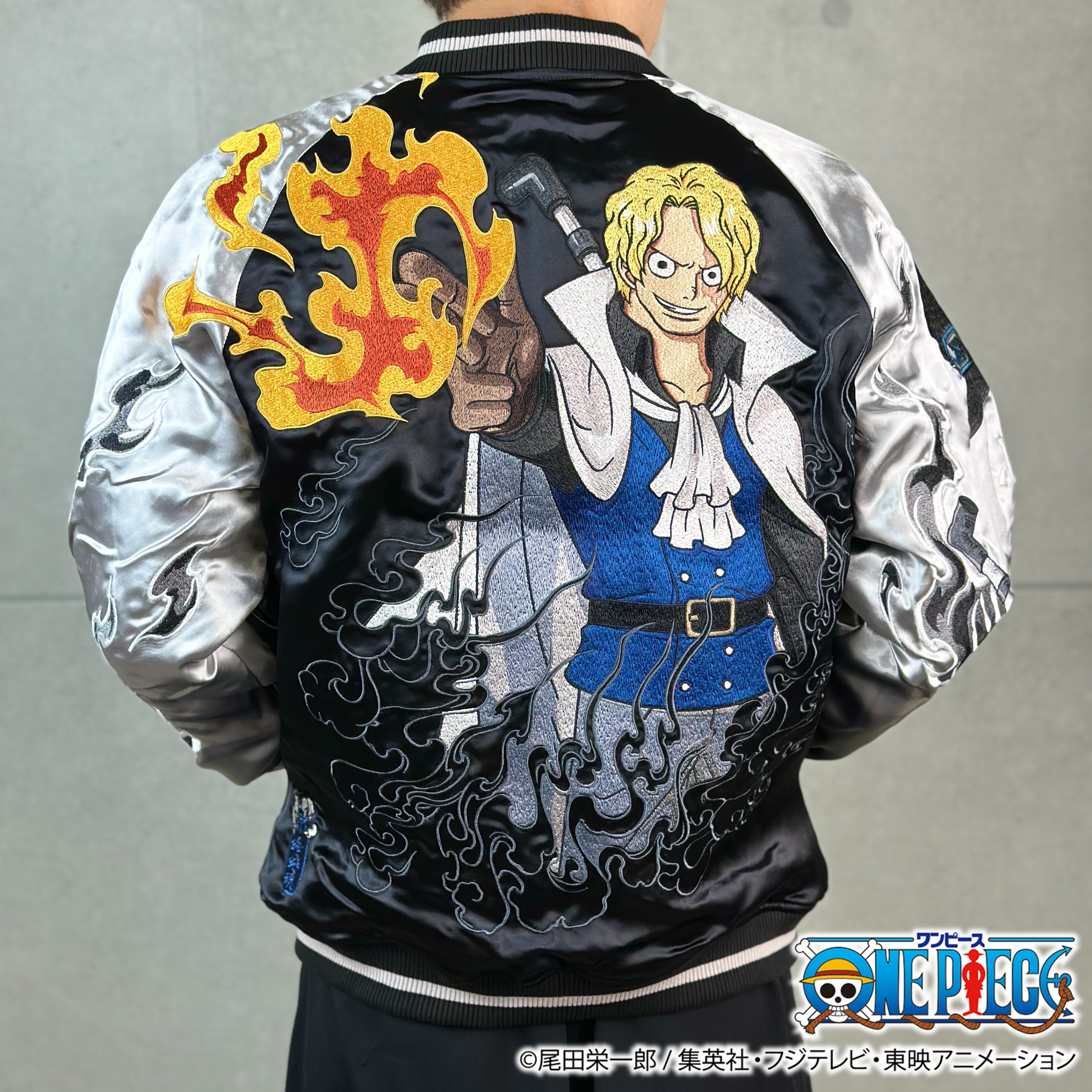 [予約品]【12月中旬頃までにお届け予定】 ONE PIECE × 絡繰魂 サボ × ドラゴン　リバーシブル スカジャン 244092