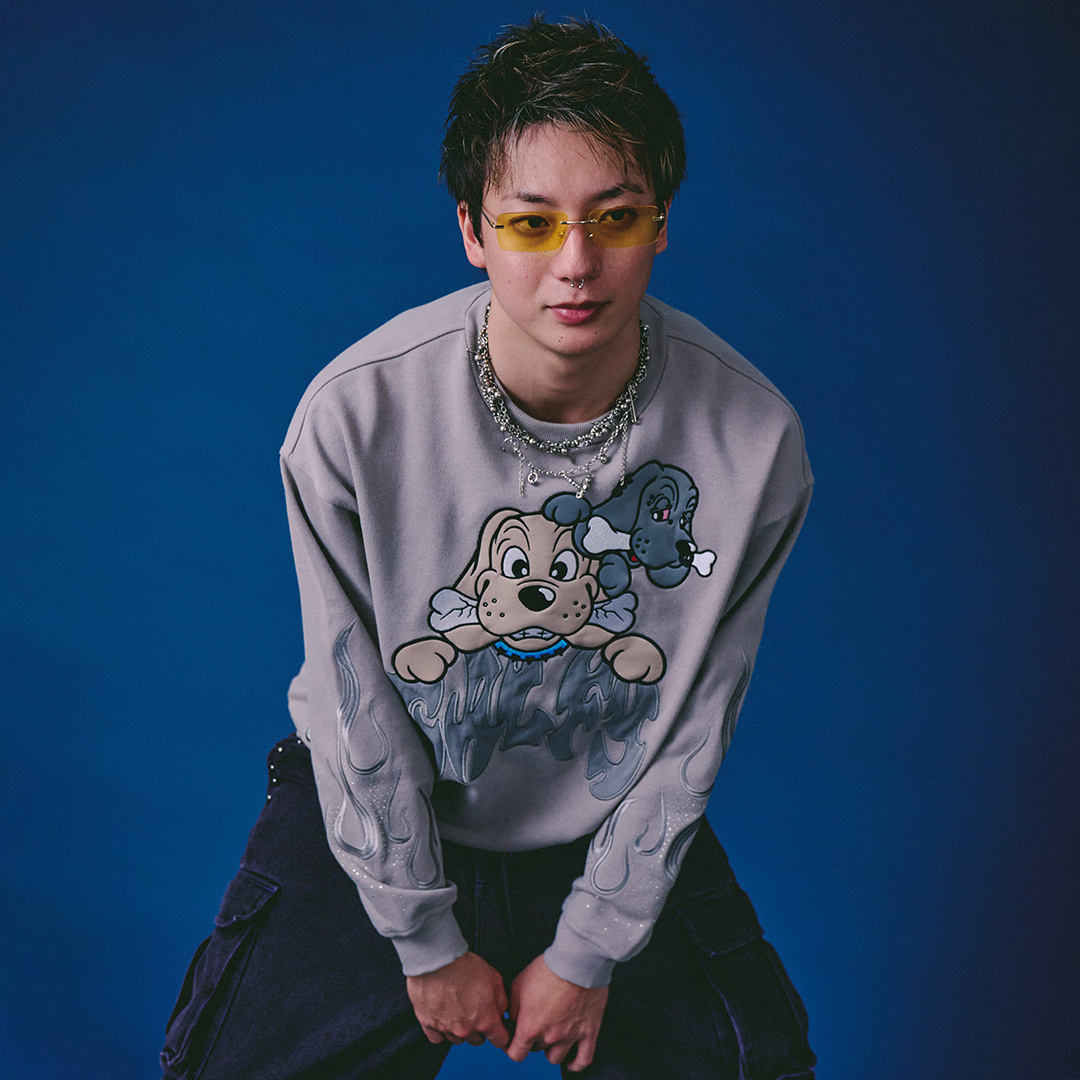 [予約品]【2月上旬頃までにお届け予定】ファイヤーピカピカスウェット 161041