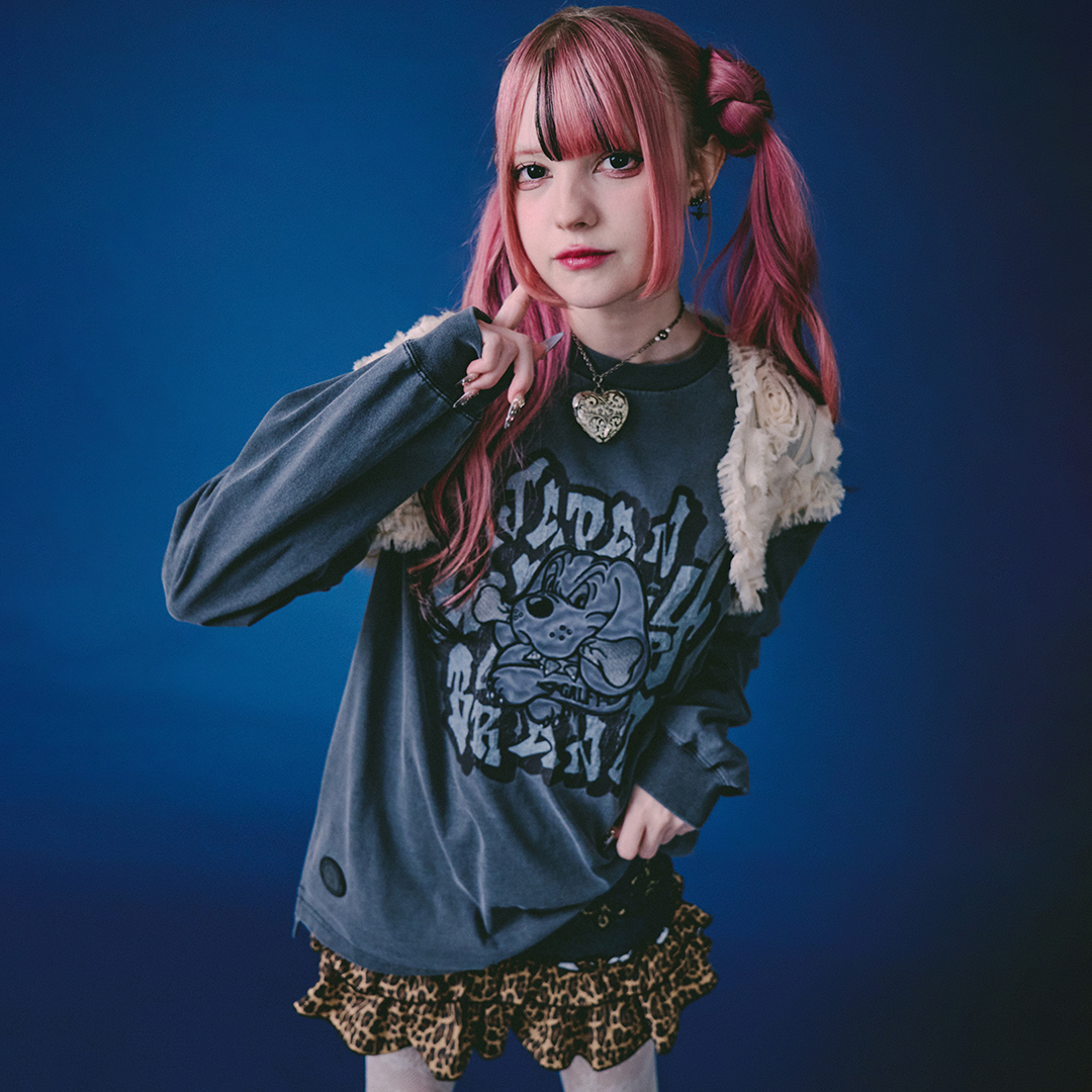 さらっとグラフィティ染め染めロンTee 161060