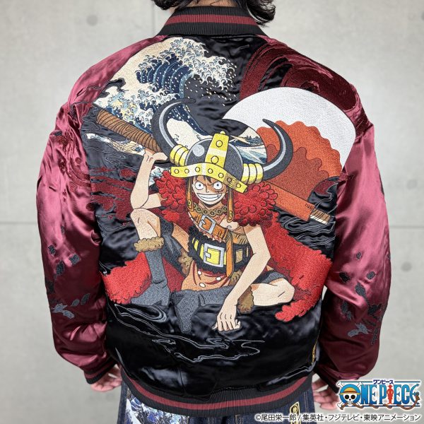 【ONE PIECE×絡繰魂】ルフィ(エルバフ)リバーシブルスカジャン 262050