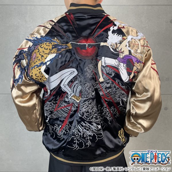ONE PIECE × 絡繰魂 【ルフィvs ルッチ】決戦リバーシブルスカジャン 253005