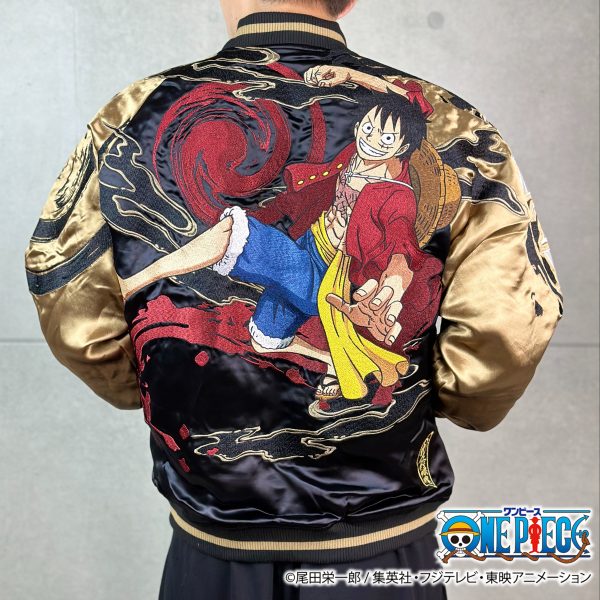 ONE PIECE × 絡繰魂 ルフィ × レイリー　リバーシブル スカジャン 244091